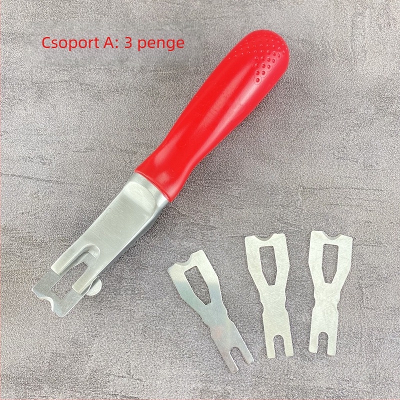 Szintező kaparóeszköz PVC hegesztődróttal és padlókaparóval — Repair blade modell, szélesség testreszabható