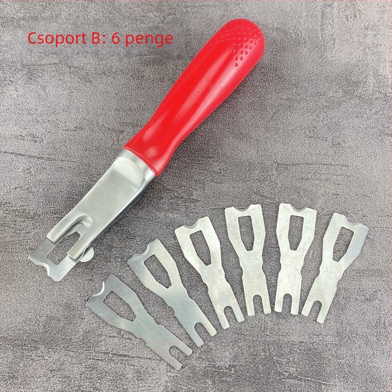 Szintező kaparóeszköz PVC hegesztődróttal és padlókaparóval — Repair blade modell, szélesség testreszabható