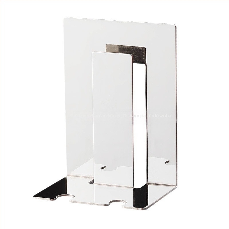 Rozsdamentes acél fogkefetartó, fúrás nélküli szerelhető, automatikus fogkrém kinyomóval és elektromos fogkefe tároló állvánnyal