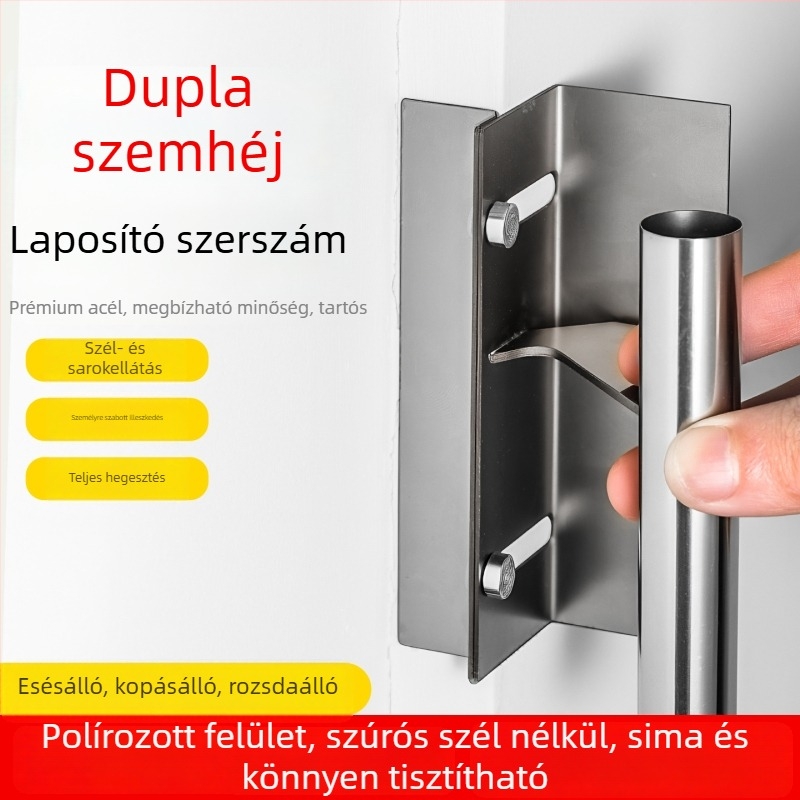 Enjoy többfunkciós sarokglettelőkanál dupla oldalú kaparóval gletteléshez és gipszkartonhoz