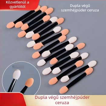 Kétoldalas szemhéjfesték eszköz - kétoldalas ecset és szivacs, púder szivacs, alapcsomagolás; Márka Jia Chuang; Származás Shandong; Anyag Műanyag.