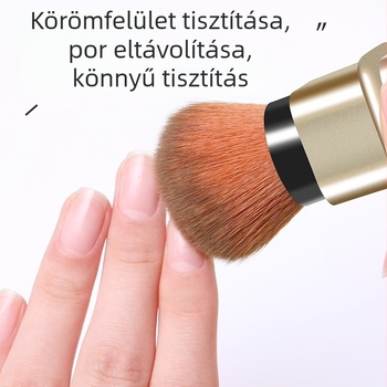 Pirosító ecset nylon sörtével, műanyag nyele, teleszkópos kialakítás, egységcsomag