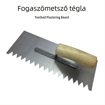 Fogazott vakolatsimítókanál