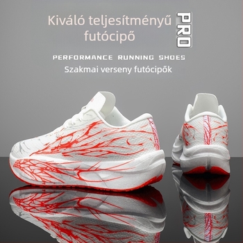 Ifjúsági futócipő - lélegző PU+mesh felső rész, talp Rubber+Eva, fűzővel záródó, EVA talpbetét