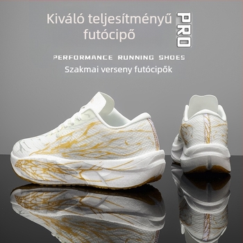 Ifjúsági futócipő - lélegző PU+mesh felső rész, talp Rubber+Eva, fűzővel záródó, EVA talpbetét