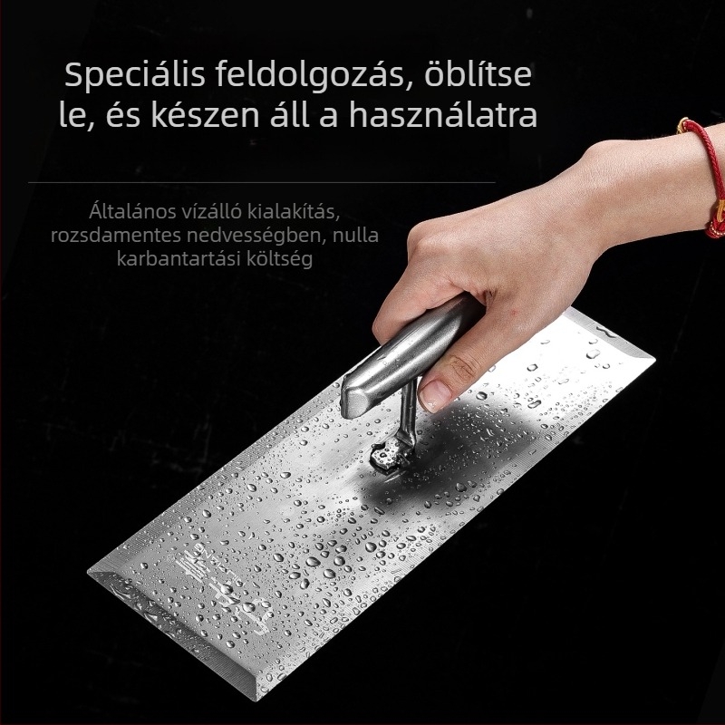 Enjoy Rozsdamentes acél glettvas – lapos penge, vakolat és falazás számára, ipari minőség
