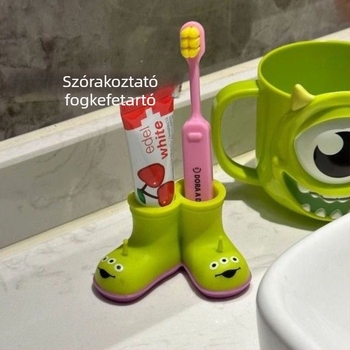Rozsdamentes acél fogkefetartó — fúrás nélkül szerelhető, függőleges kialakítás, 500 darabos csomag