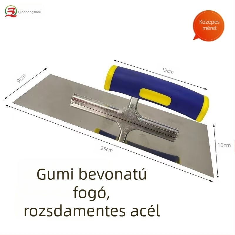 Lapos kés alumíniumötvözetből rozsdamentes acél penge, vakolási eszköz falakhoz és padlókhoz