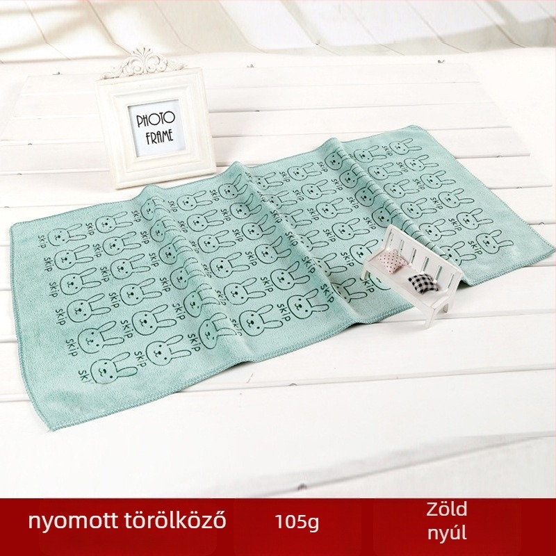 Xin Bai Li Mikroszálas nyomtatott törölköző, 150D, 100–119 g, Poliészter szál, Nyomtatási folyamat
