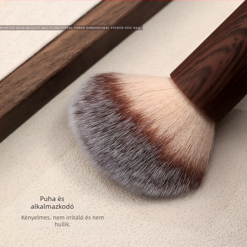 Köröm-művészeti pormentesítő ecset – finom, puha sörték, előkezeléshez és por eltávolításához