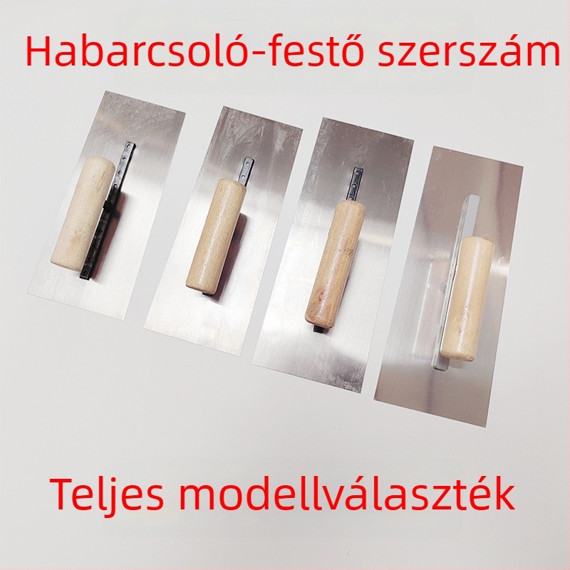 Dr. Strong Glettelő eszközök készlet – sík pengéjű típusú gletteléshez, glettvas, spatula, glettelő eszköz a falak simításához