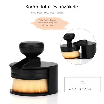 Push-Pull körömport tisztító ecset, kör alakú fej — Roronoa tisztító ecset, OEM, Kategória: Tisztító ecset