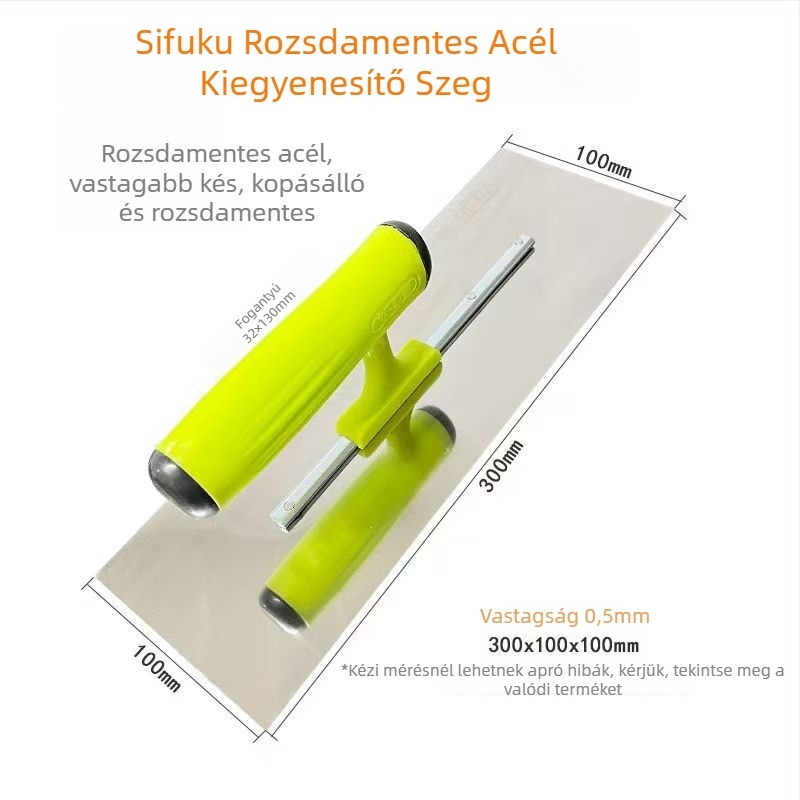 Glettelő kés Four Blessings, 0,5 mm vastagság, széles körű felhasználás