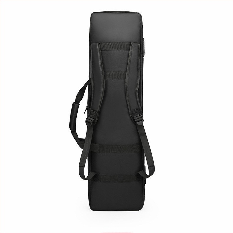 Vízálló elektromos billentyűtáska 61/76/88 billentyűkhöz, külső Oxford anyag, belső poliészter bélés, görbült vállpánt