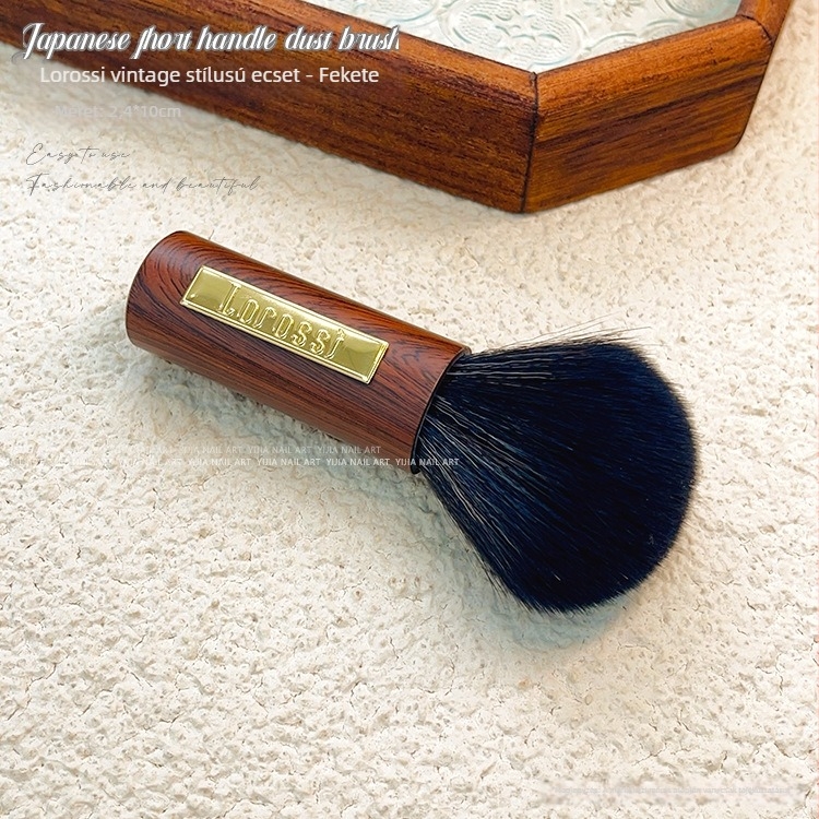 Lorossi köröm művészeti por ecset, puha bolyhos sörtékkel a köröm felületének tisztításához