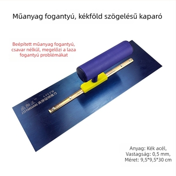 Gold Front glettelő készlet – szeg nélkül, rozsdamentes acél, glettkés és kaparó dekorációhoz és festéshez