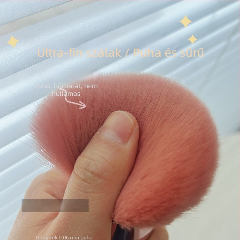 Körömpor-ecset japán hosszú nyéllel — köröm tisztítására és asztali por eltávolítására