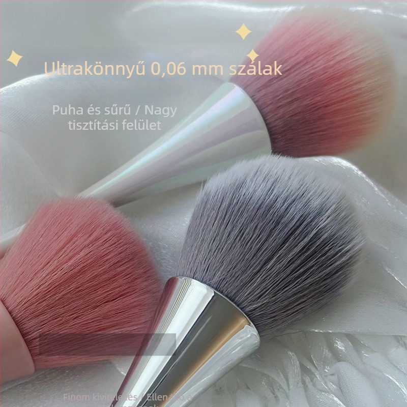 Körömpor-ecset japán hosszú nyéllel — köröm tisztítására és asztali por eltávolítására