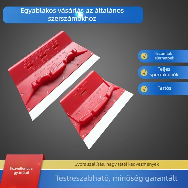 Rozsdamentes acél lapos glettelő kés gletteléshez