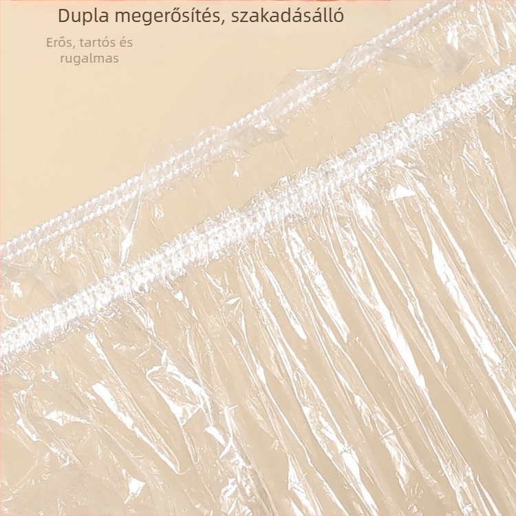 Egyszer használatos zuhanysapka, vízálló, vastagított, nők és gyerekek számára