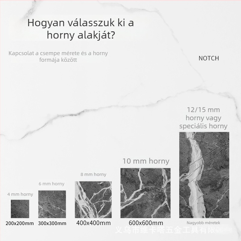 Hosszabb fogazott glettvas, négyszögletes fogak, nagy lemez, Vikta Top, Vastagság 1