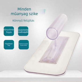 Műanyag spatula, lapos penge típusú gletteléshez és fehér vakolat felhordásához