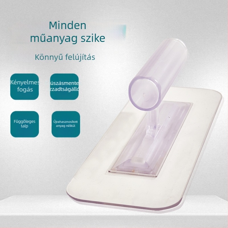 Műanyag spatula, lapos penge típusú gletteléshez és fehér vakolat felhordásához