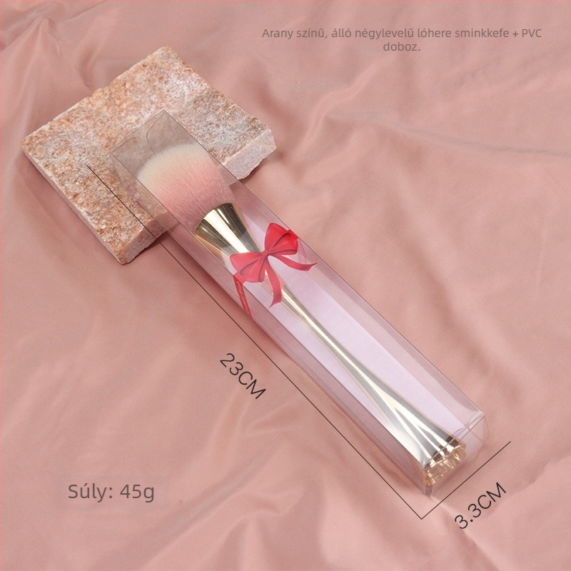 Körömpor-ecset négylevelű lóhea mintával, puha kerek fej, OEM POTIYA, Guangdong eredet