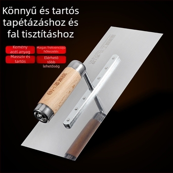 Rozsdamentes acél glettelő spatula architektúrához, modell Putty scraper, márka 0001