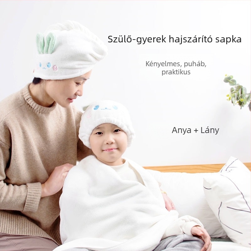 Hajszárító sapka finomrost anyagból, egyszerű szövés, fonalszám 21, súly 140–169 g, testre szabható