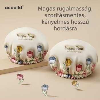 EVA zuhanysapka, háromdimenziós, nedvességálló, olaj- és füstálló, vastított kettős réteg