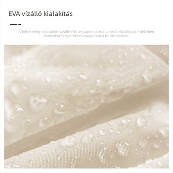 EVA zuhanysapka, háromdimenziós, nedvességálló, olaj- és füstálló, vastított kettős réteg