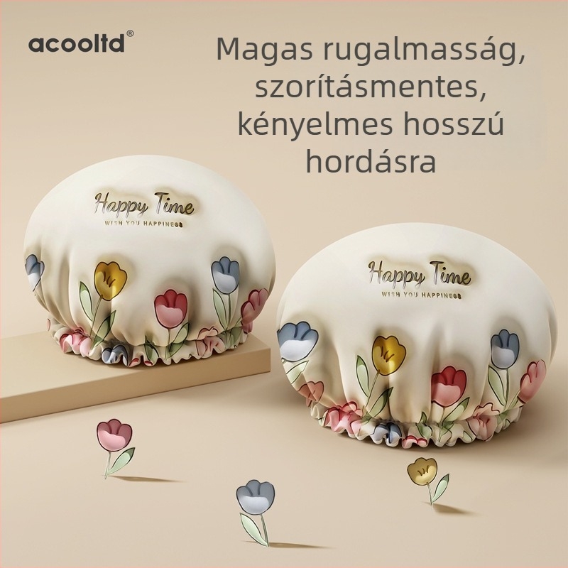 EVA zuhanysapka, háromdimenziós, nedvességálló, olaj- és füstálló, vastított kettős réteg