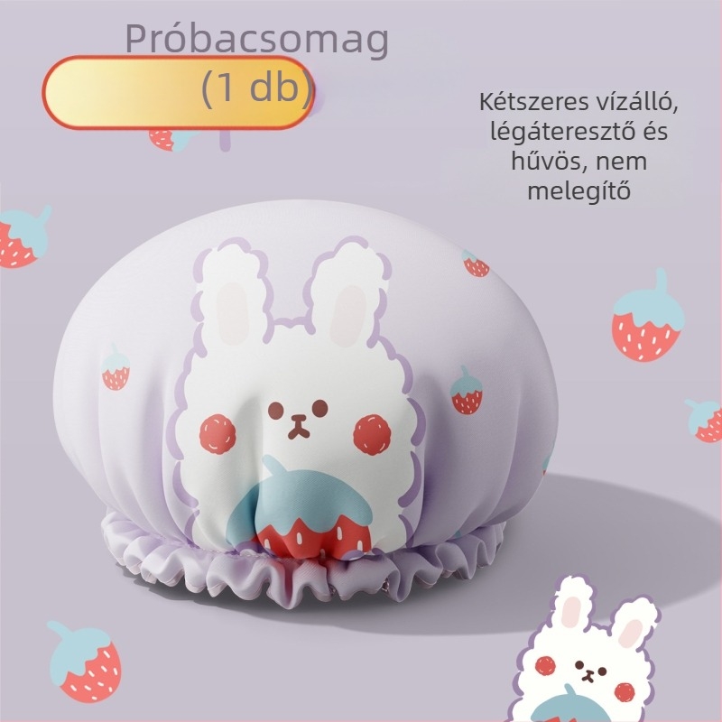 EVA zuhanysapka, háromdimenziós, nedvességálló, olaj- és füstálló, vastított kettős réteg