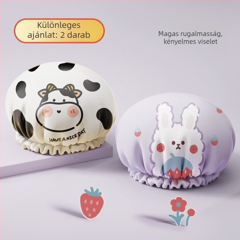 EVA zuhanysapka, háromdimenziós, nedvességálló, olaj- és füstálló, vastított kettős réteg