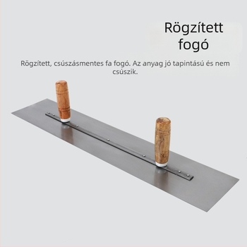 Kétkezes vakolókanál, síklapú penge típusú, acél, Shengbangwei márka, építés