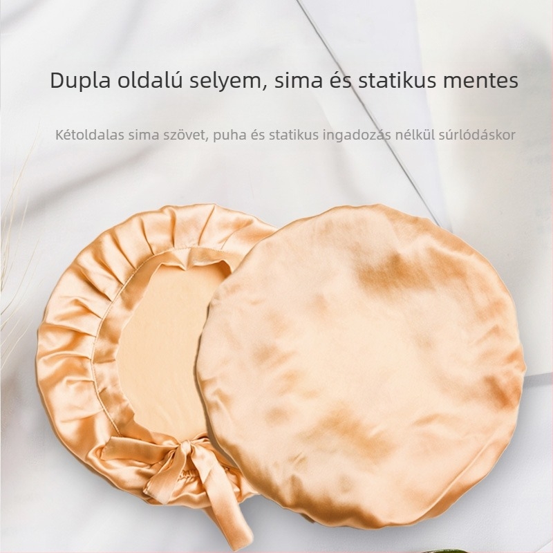 Szatén alvó sapka, testreszabható, márka Jia Yunda Silk, nettó tömeg 27