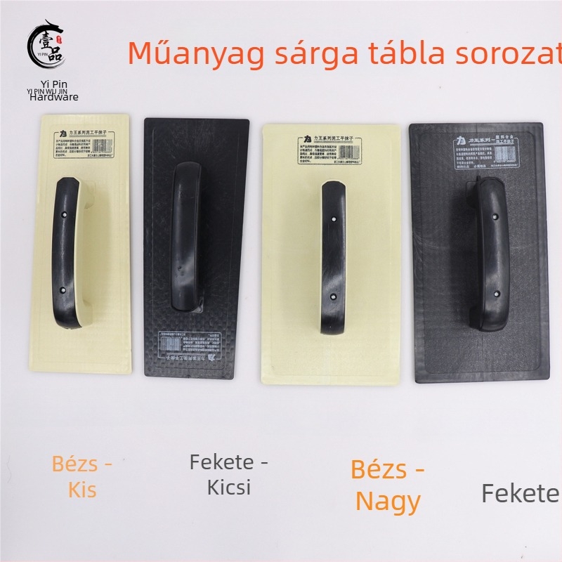 Műanyag glettelőkanál diatomos habarcs felhordásához agyaglemezeken