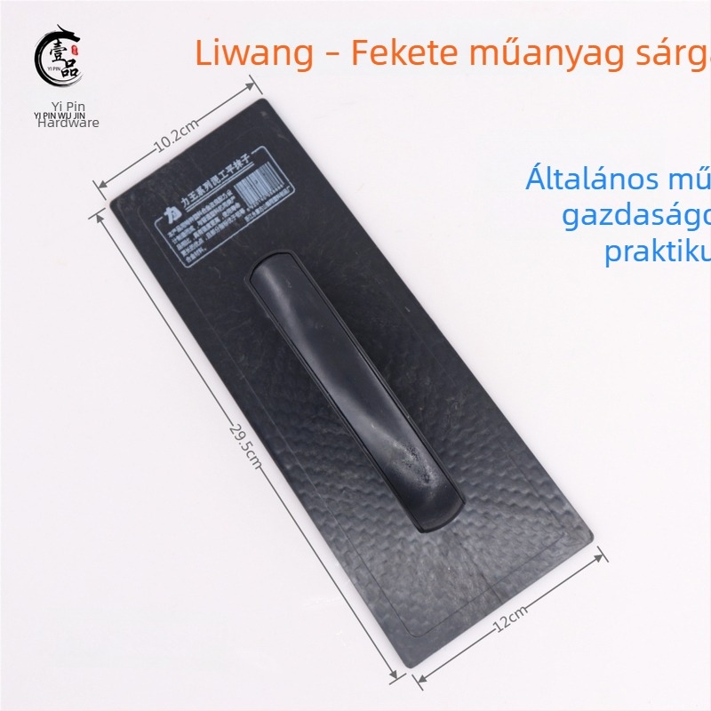 Műanyag glettelőkanál diatomos habarcs felhordásához agyaglemezeken