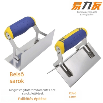 Sarkos glettelő spatula – falak sarkainak glettelésére szolgáló eszköz, diatomos glettelő reszelő (Eredet: Más; Származási ország: Afganisztán; Importálás: Nem; Márka: Más; Modell: Details)