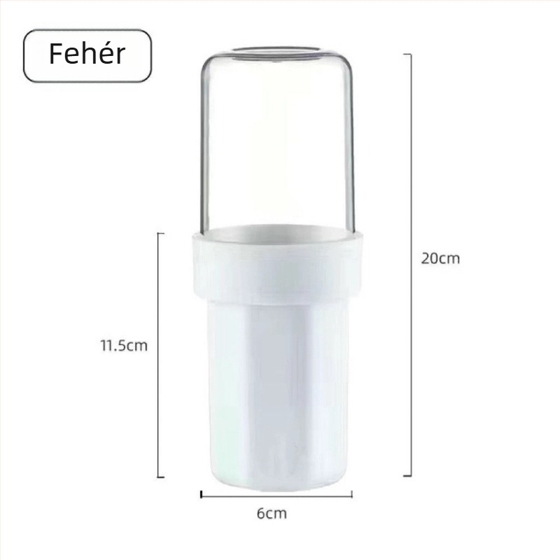 Fogkefetartó – műanyag, utazási tároló készlet, hordozható, 1 darab