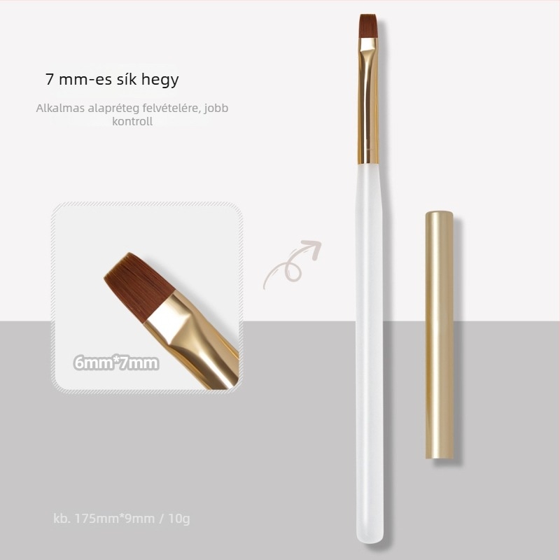 Köröm művészeti toll és ecset akril nyéllel, 1 készlet, Zhejiang eredetű