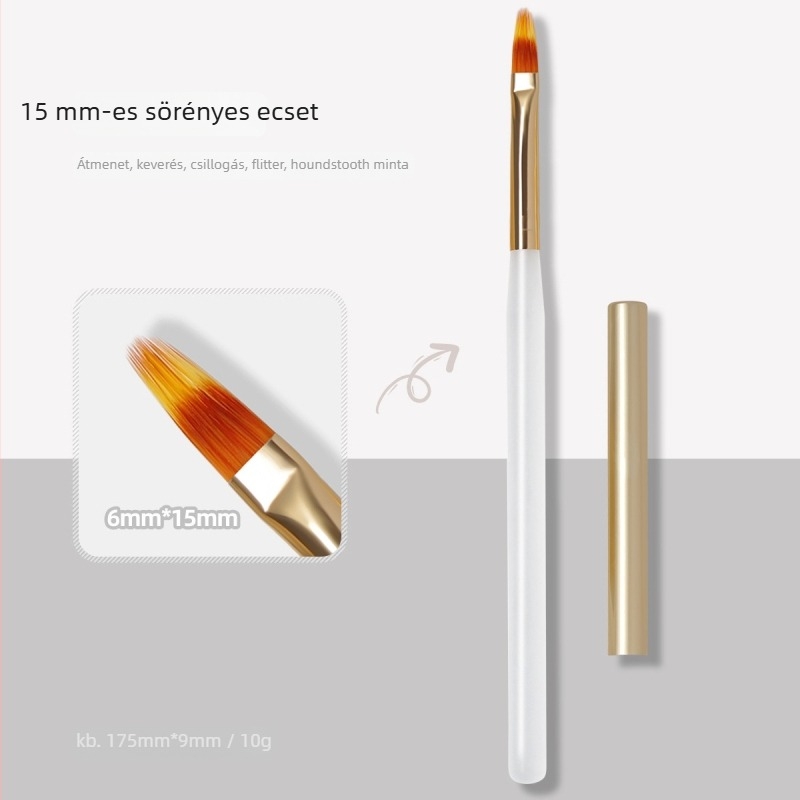 Köröm művészeti toll és ecset akril nyéllel, 1 készlet, Zhejiang eredetű