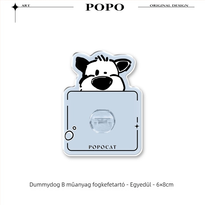 Fém falra szerelhető fogkefetartó UV-sterilizálással és fogkrém-klippel