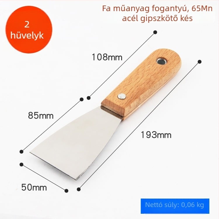 DTBD műanyag glettkés falkaparó