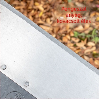 Többcélú fal- és glettelőkanál rozsdamentes acél pengével, hosszú fa nyéllel