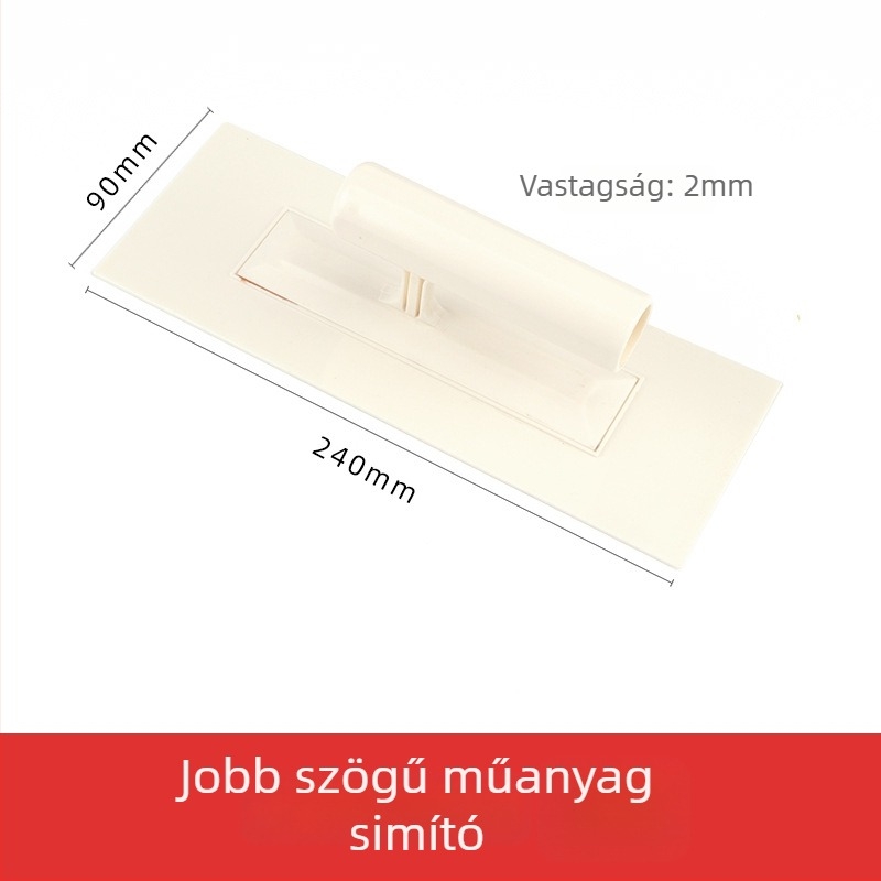 Jiuling Átlátszó Műanyag Spatula Diatomás Vakolathoz és Fal Finiseléséhez