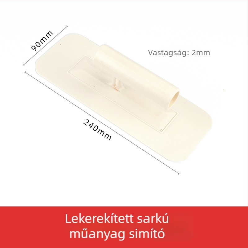 Jiuling Átlátszó Műanyag Spatula Diatomás Vakolathoz és Fal Finiseléséhez