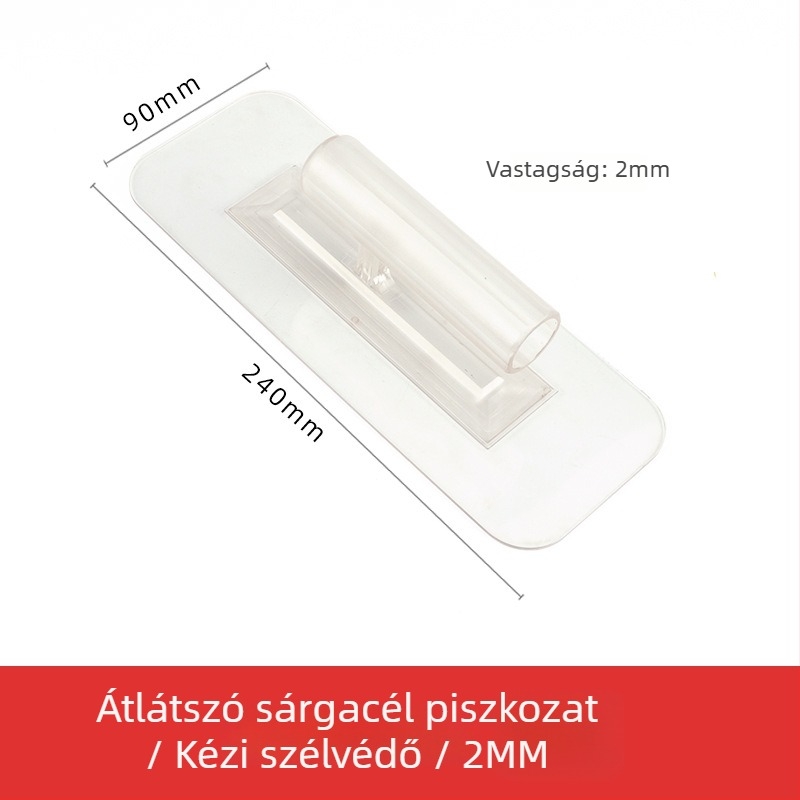 Jiuling Átlátszó Műanyag Spatula Diatomás Vakolathoz és Fal Finiseléséhez