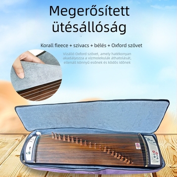 Guzheng táska védő tok – PU bélés, ívelt vállpánt, Unique márka, 2024 nyári megjelenés, iskola utáni képzésekhez.